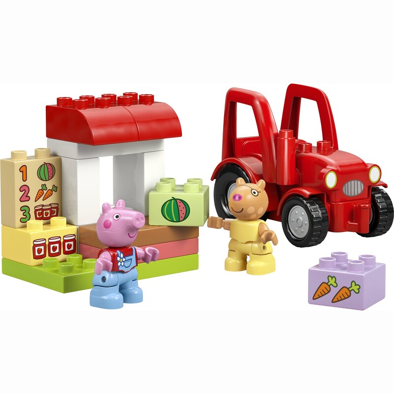 Конструктор LEGO Duplo Peppa Pig Трактор та ринок (10468)