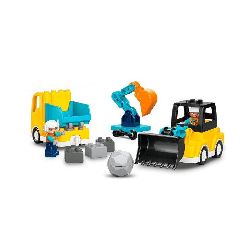Конструктор LEGO Duplo Town 3-в-1 Будівельна техніка (10475)