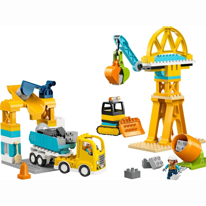 Конструктор LEGO Duplo Town 3-в-1 Будівельний майданчик та техніка (10476)