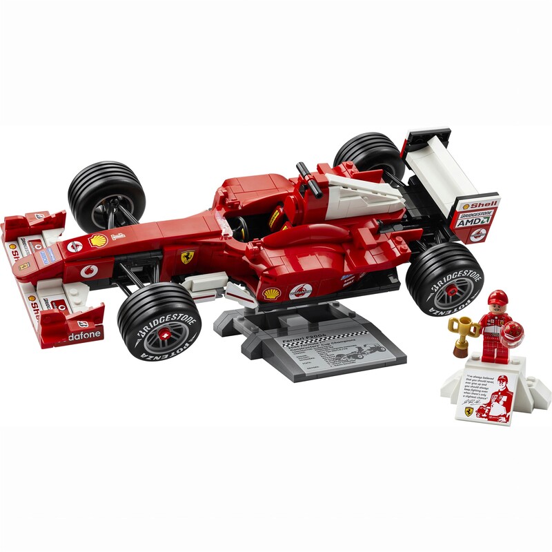 Конструктор LEGO Icons Ferrari F2004 та Michael Schumacher (11375)