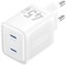 Фото - Сетевое зарядное устройство Vention FEFW0 45W 2xUSB-C White (FEFW0-EU) | click.ua