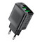 Фото - Сетевое зарядное устройство Acefast A86 12W 2xUSB-A Black (6974316283270) | click.ua