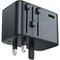 Фото - Сетевое зарядное устройство Acefast GaN Z1 Travel 72W 2xUSB-A+3xUSB-C Black (6974316282495) | click.ua