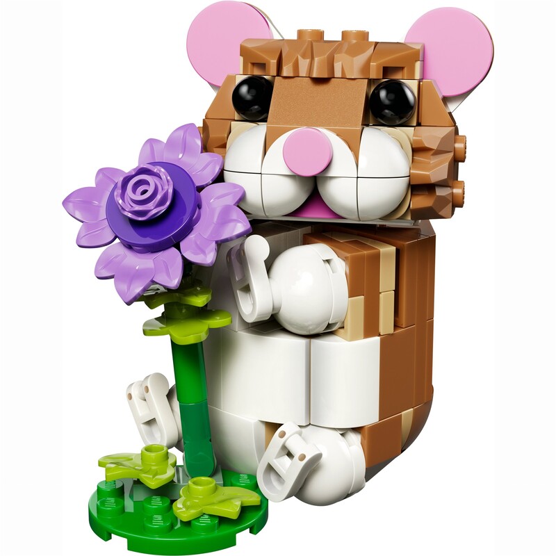 Конструктор LEGO Creator Чарівний хом`як з квіткою (31376)
