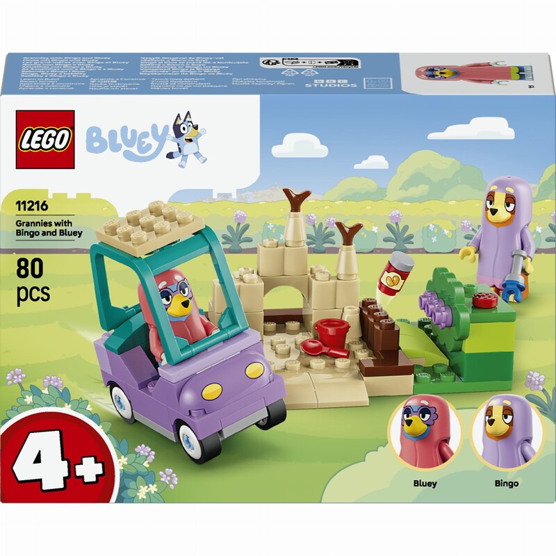 Конструктор LEGO Bluey «Бабусі» з Бінго та Блуї (11216)