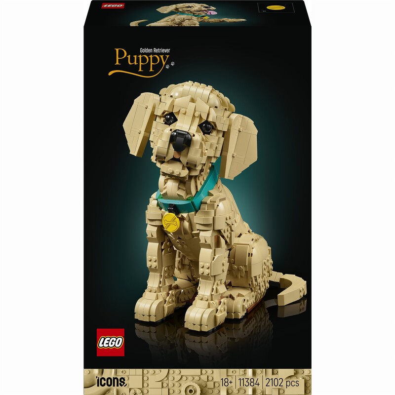 Конструктор LEGO Icons Цуценя золотистого ретривера (11384)