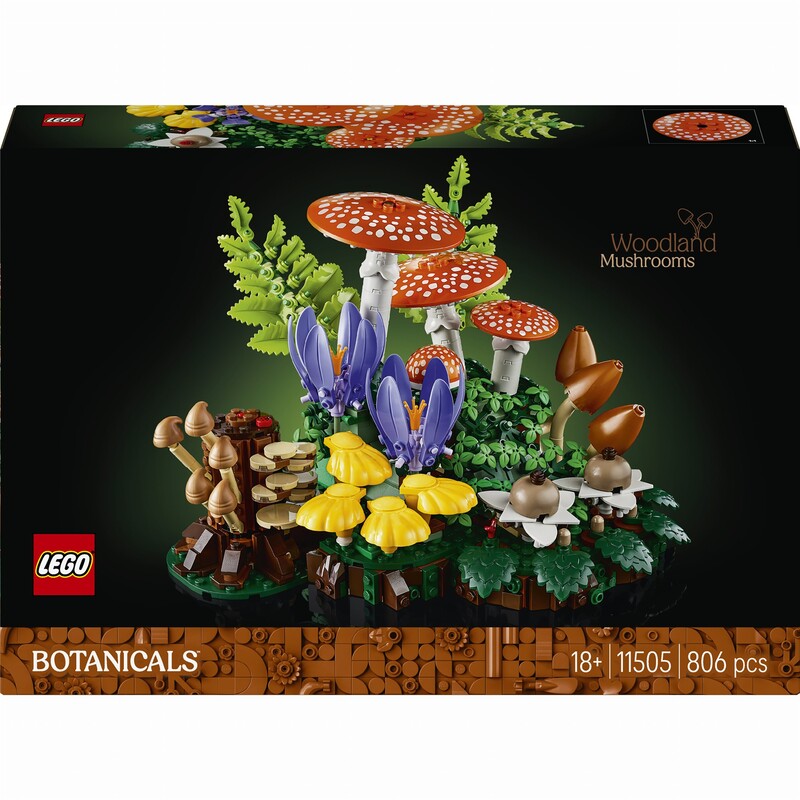 Конструктор LEGO Botanicals Лісові гриби (11505)