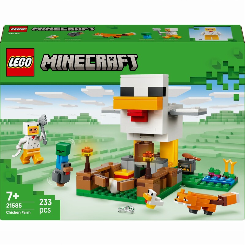 Конструктор LEGO Minecraft Куряча ферма (21585)