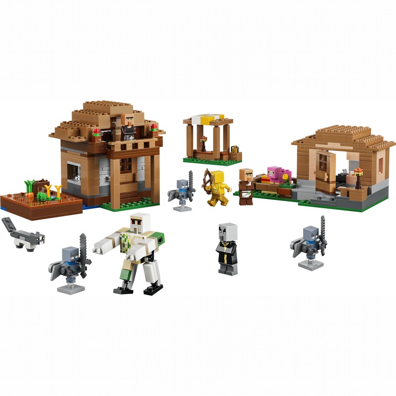 Конструктор LEGO Minecraft Напад викликача на село (21596)
