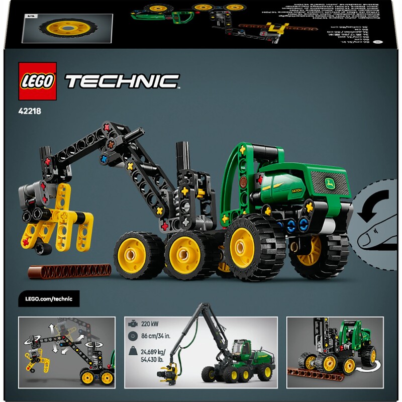 Конструктор LEGO Technic Колісний комбайн John Deere 1470H (42218)