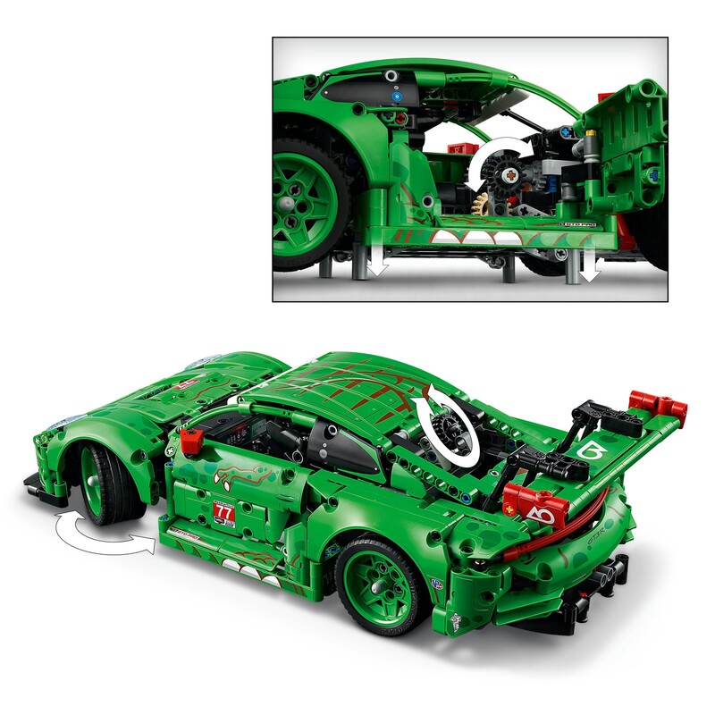 Конструктор LEGO Technic Автомобіль Porsche 911 GT3 R REXY AO Racing (42224)