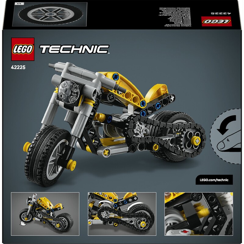 Конструктор LEGO Technic Жовтий мотоцикл (42225)