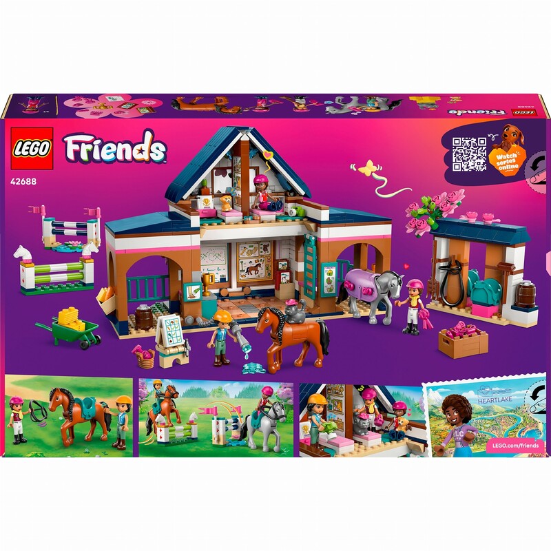 Конструктор LEGO Friends Кінна стайня та академія верхової їзди (42688)