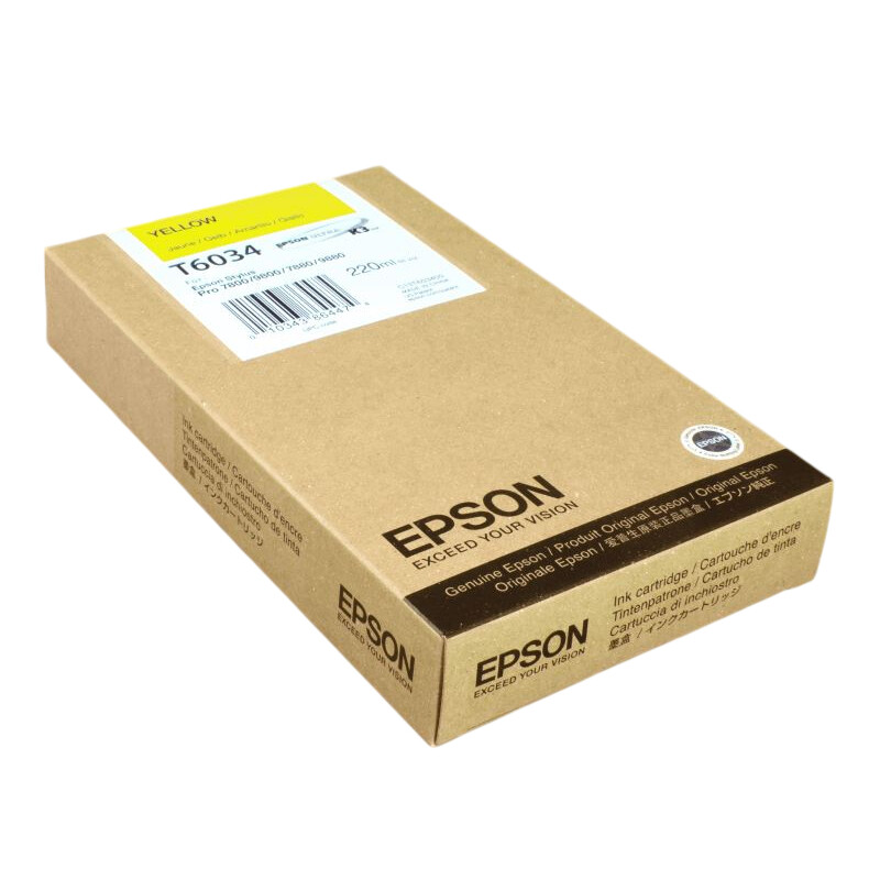 Картридж Epson (T6034) для Stylus Pro 7800/7880/9800/9880 (C13T603400) yellow