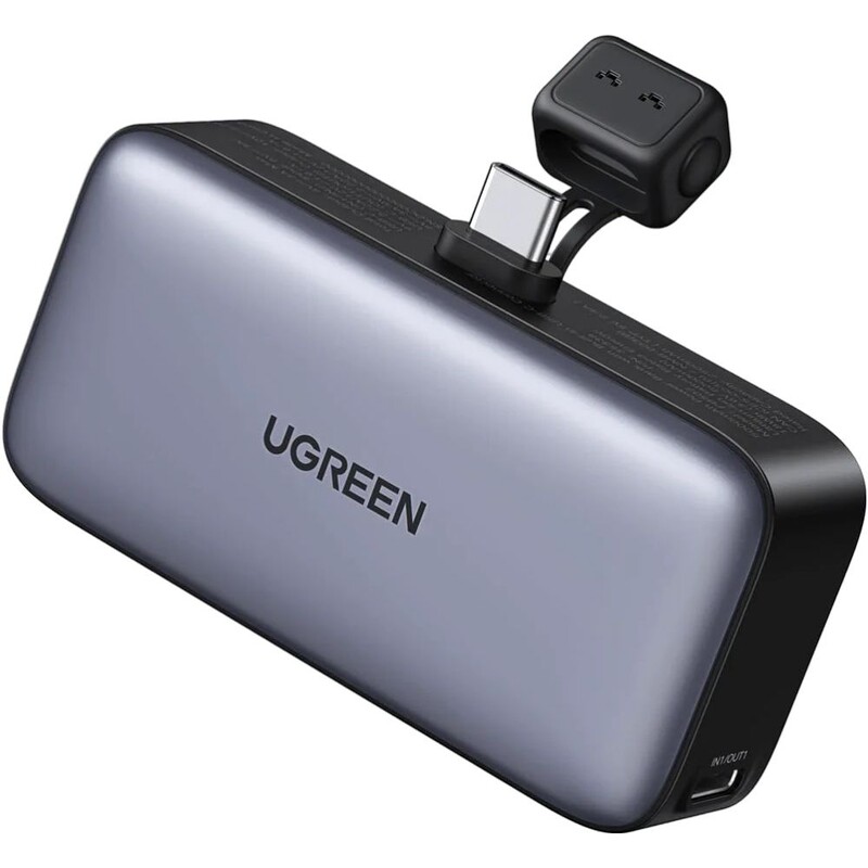 Універсальна мобільна батарея Ugreen PB503 5000mAh, 22.5W, Grey (35338)