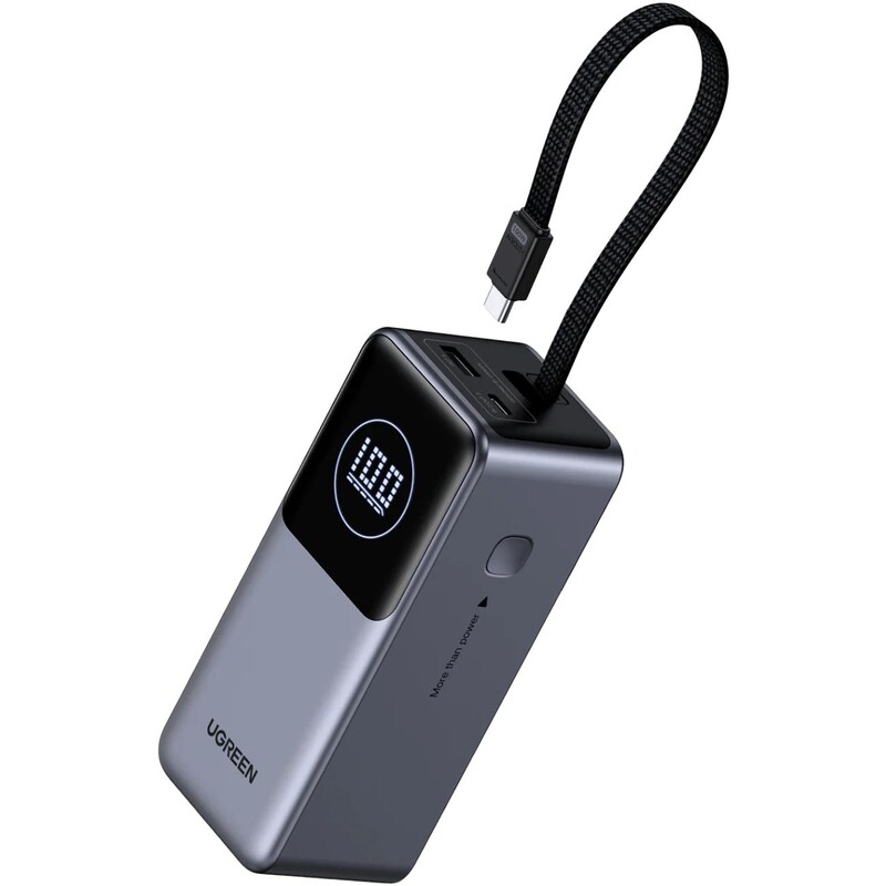 Универсальная мобильная батарея Ugreen PB723 20000mAh, 130W, Grey (55365B)