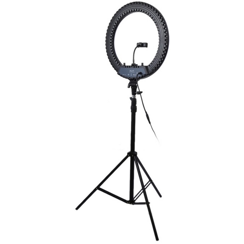 Кільцева LED-лампа Puluz MCP0056 18" + штатив