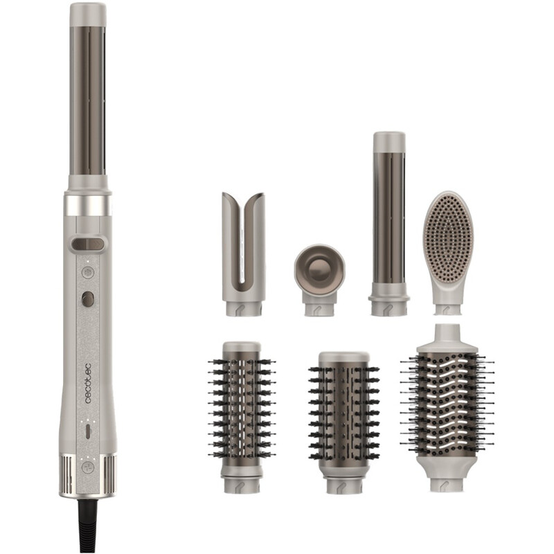 Стайлер Cecotec Bamba CeramicCare 8in1 AirGlisse Gyro Champagne (A01_EU01_112528)