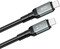 Фото - Кабель XO NBQ264A High Power Braided, USB-C - USB-C, (M/M), 240W, 2 м, Black (NBQ264B_С_Black) | click.ua