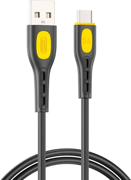 Кабель XO NB280 Jian Yan, USB-А - micro USB, (M/M), 15W, 1 м, Black (NB280_M_Black)