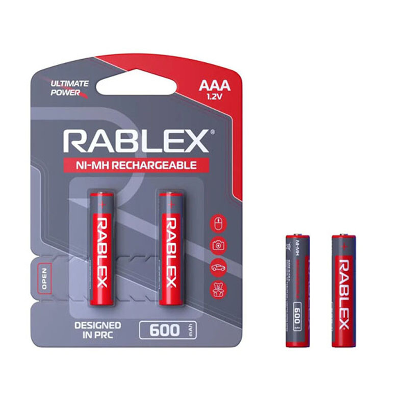 Акумулятор Rablex AAA (R03) 600mAh 2 шт.