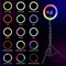 Фото - Кольцевая LED-лампа Proove Halo 12 RGB White | click.ua