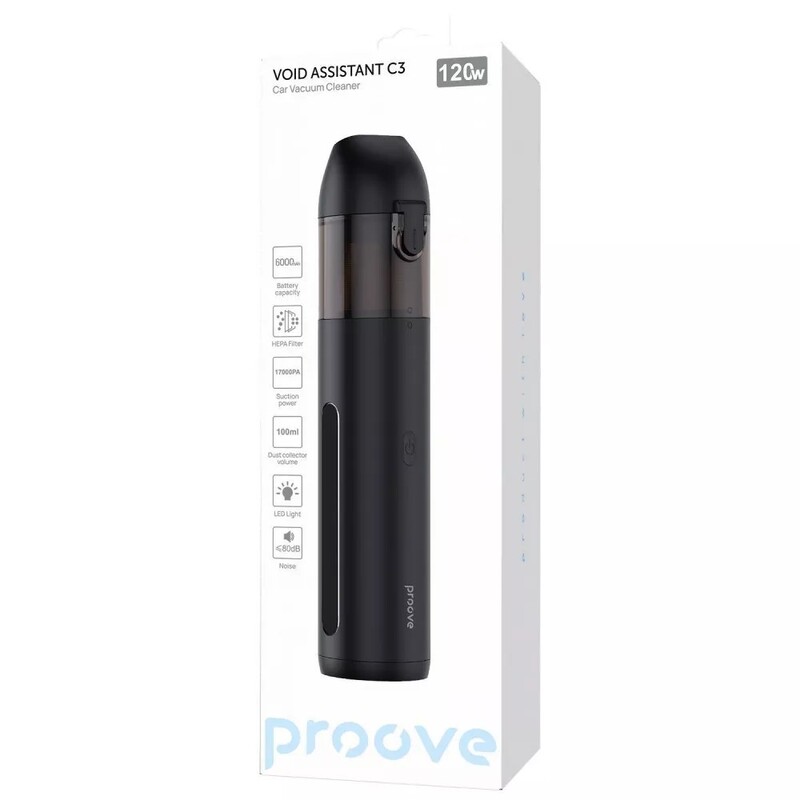 Акумуляторний пилосос Proove Void Assistant C3 Black (PAVC31201201)