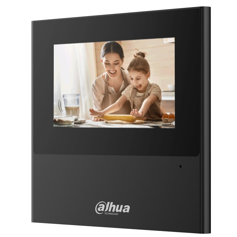 IP-відеодомофон Dahua DHI-VTH2611L-WP-BE Black (99-10025412)