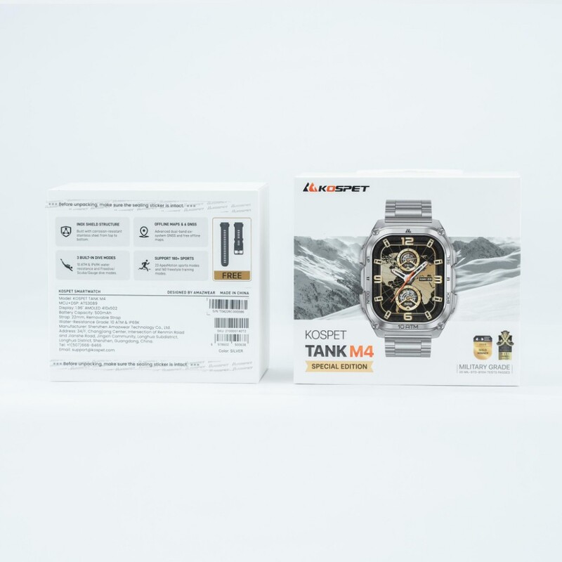 Смарт-часы Kospet Tank M4 SE Silver