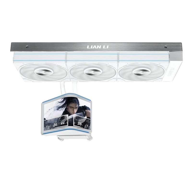 Система водяного охлаждения Lian Li HydroShift II OLED Curved 360 P28 White (G89.GHS2OLDC36PW.00)