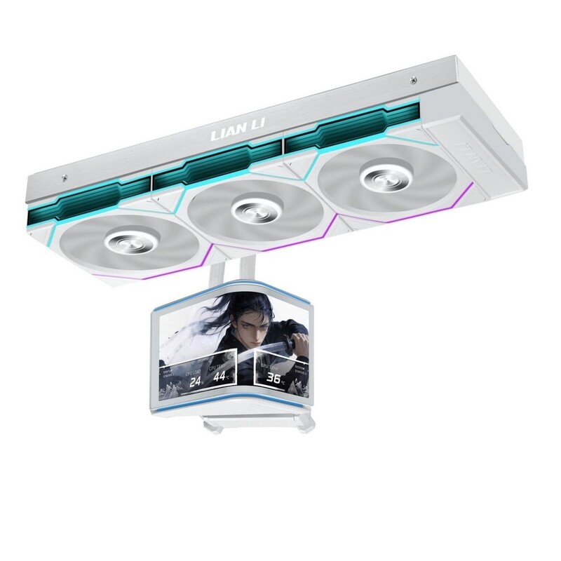 Система водяного охлаждения Lian Li HydroShift II OLED Curved 360 TL White (G89.GHS2OLDC36TW.00)