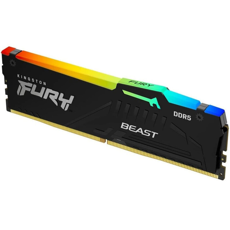 Модуль пам`ятi DDR5 16GB/6800 Kingston Fury Beast RGB Expo Black (KF568C34BBEA-16)
