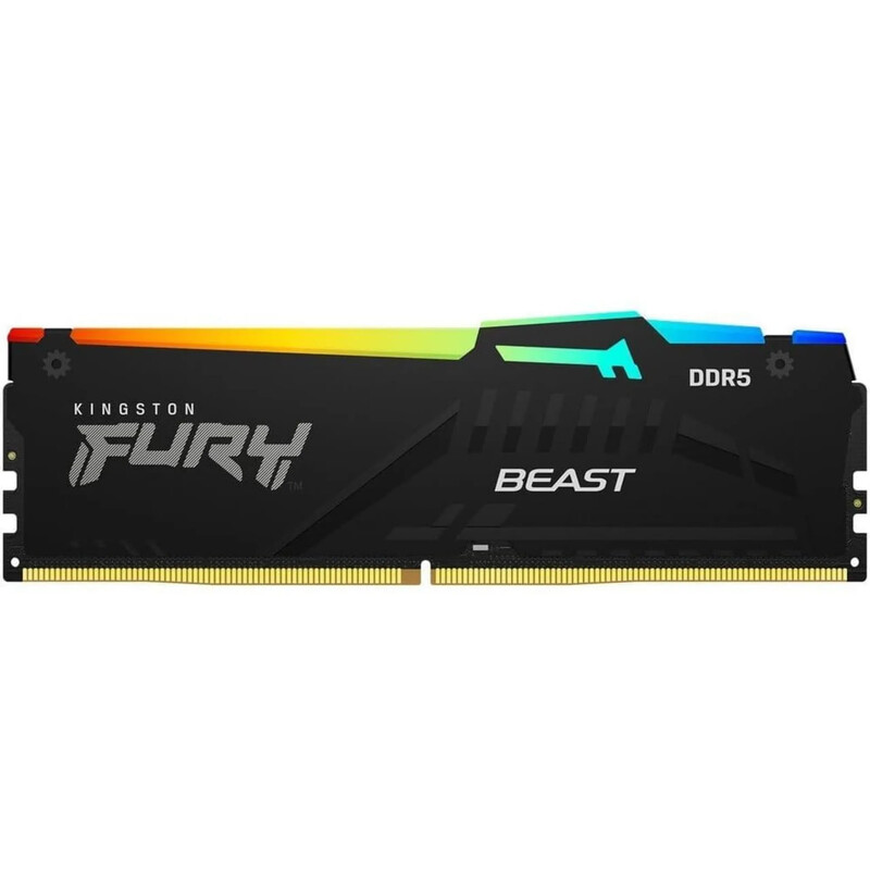 Модуль пам`ятi DDR5 16GB/6800 Kingston Fury Beast RGB Expo Black (KF568C34BBEA-16)