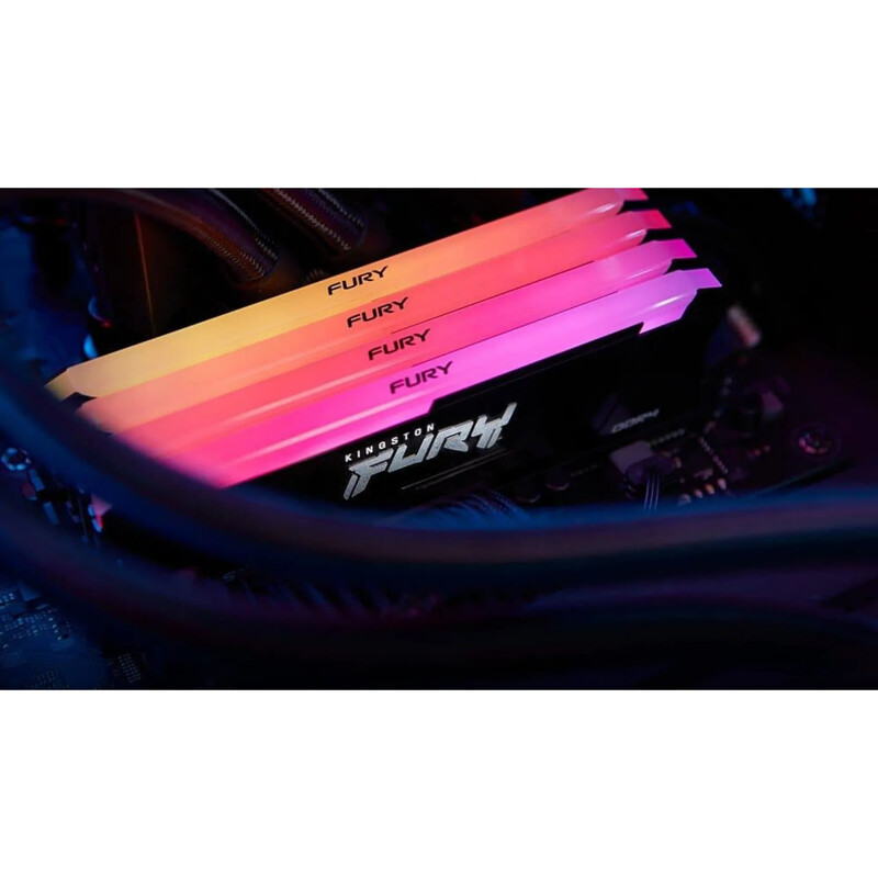 Модуль пам`ятi DDR4 32GB/3200 Kingston Fury Beast RGB Black (KF432C16BB2A/32)