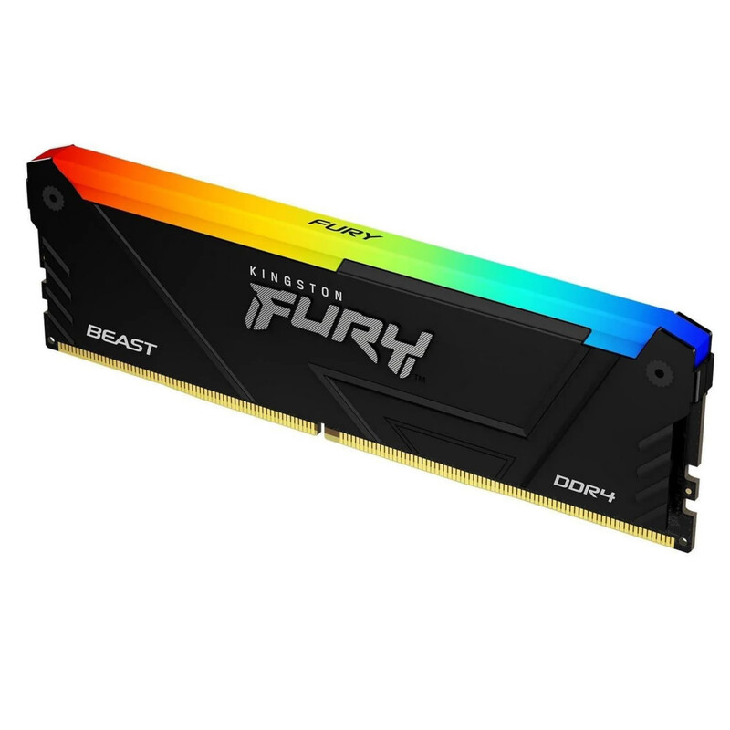 Модуль пам`ятi DDR4 32GB/3200 Kingston Fury Beast RGB Black (KF432C16BB2A/32)