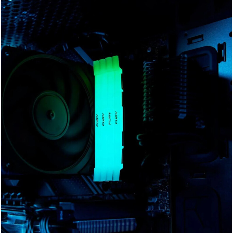 Модуль пам`ятi DDR4 32GB/3200 Kingston Fury Renegade RGB Silver (KF432C16RB12AK2/32)