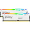 Фото - Модуль пам`ятi DDR5 32GB/5200 Kingston Fury Beast RGB XMP White (KF552C40BWAK2-32) | click.ua