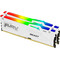 Фото - Модуль пам`ятi DDR5 32GB/5200 Kingston Fury Beast RGB XMP White (KF552C40BWAK2-32) | click.ua