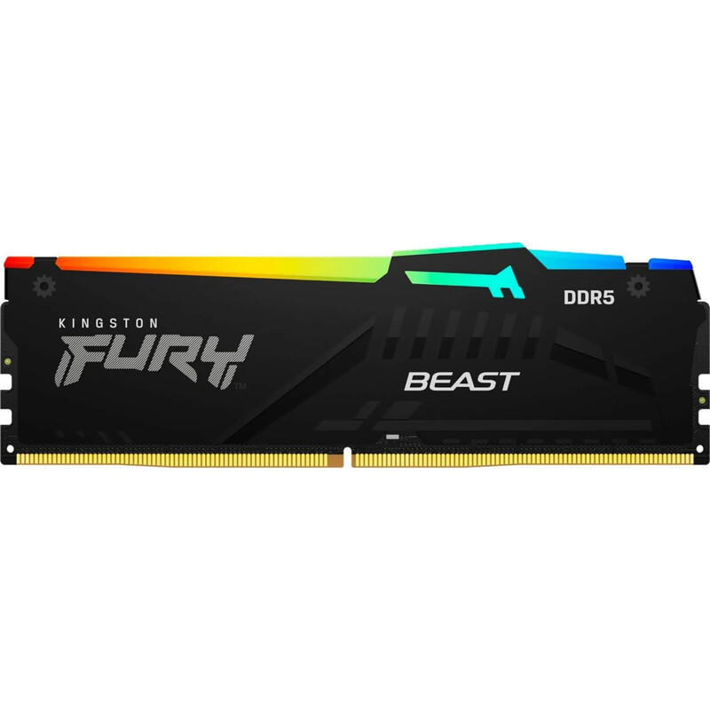 Модуль памяти DDR5 32GB/5600 Kingston Fury Beast RGB Black (KF556C40BB2A-32)