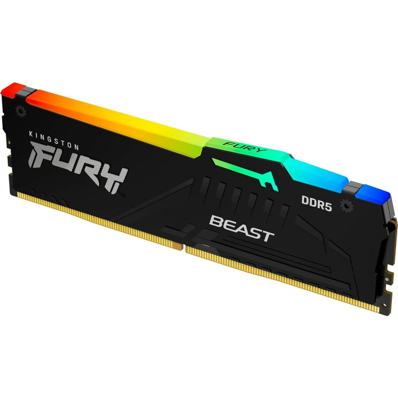 Модуль памяти DDR5 32GB/5600 Kingston Fury Beast RGB Black (KF556C40BB2A-32)