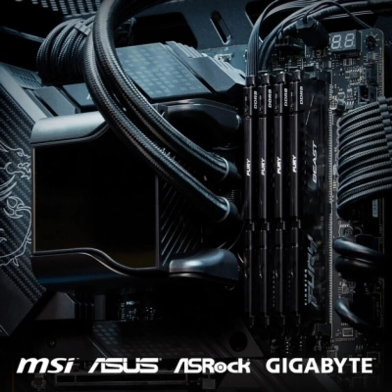 Модуль пам`ятi DDR5 128GB/5600 Kingston Fury Beast Black (KF556C40BBK2-128)