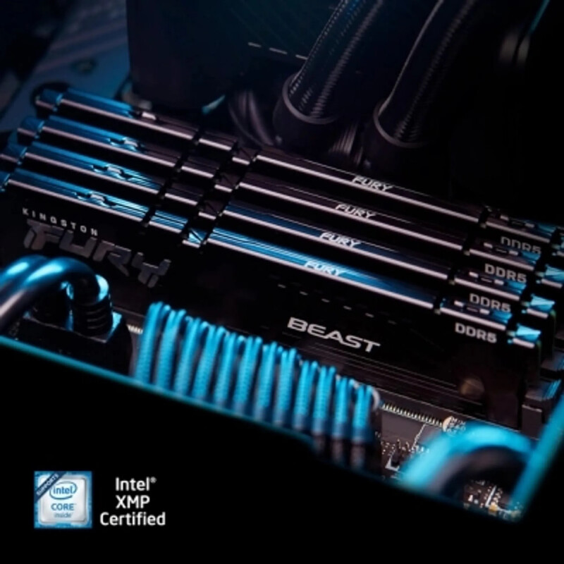 Модуль пам`ятi DDR5 128GB/5600 Kingston Fury Beast Black (KF556C40BBK2-128)