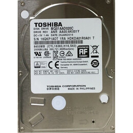Накопичувач HDD 2.5" SATA 200GB Toshiba 4200rpm 8MB (MQ01AAD020C)