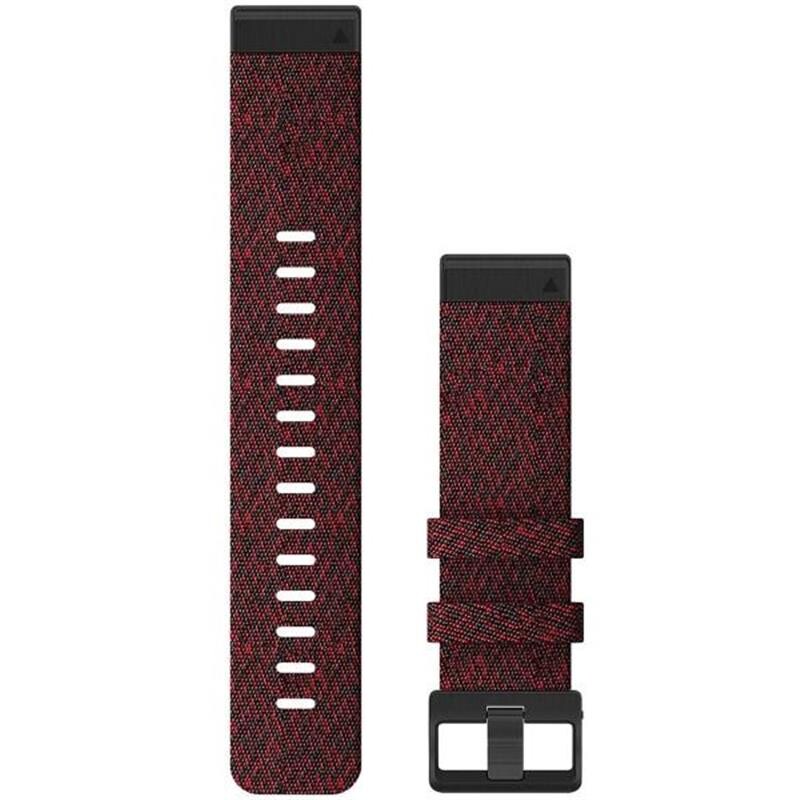 Ремешок Garmin QuickFit 22mm для Garmin Fenix 6 Heathered Red Nylon (010-12863-06)