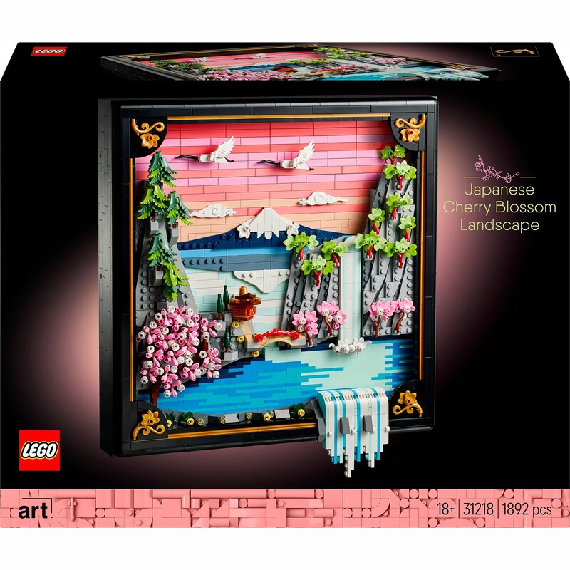 Конструктор LEGO Art Японський пейзаж із цвітом сакури (31218)