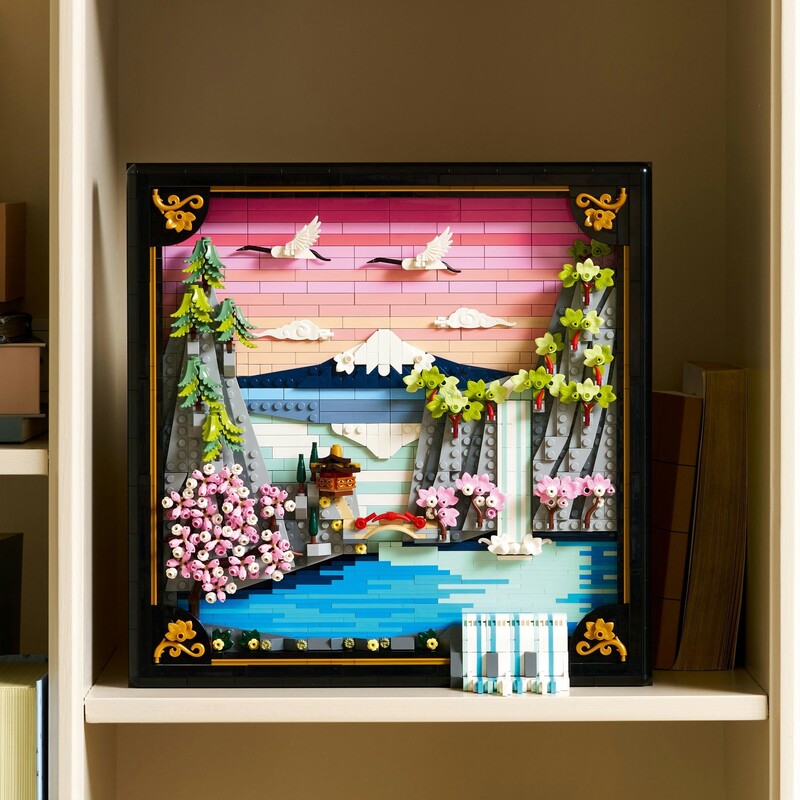 Конструктор LEGO Art Японський пейзаж із цвітом сакури (31218)