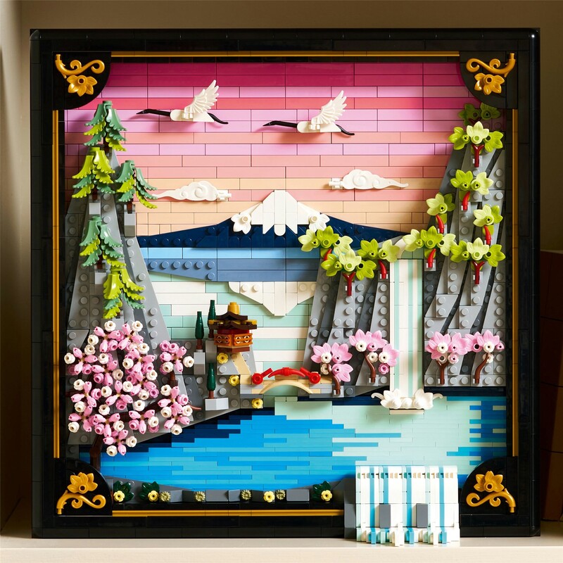 Конструктор LEGO Art Японський пейзаж із цвітом сакури (31218)