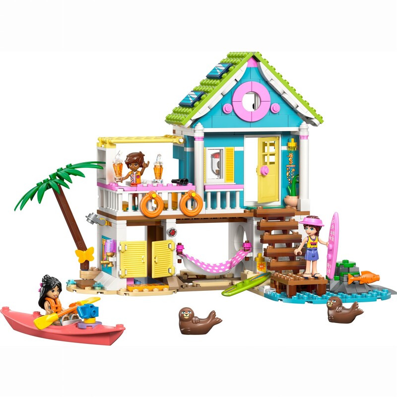 Конструктор LEGO Friends Пляжный домик с котиками (42699)
