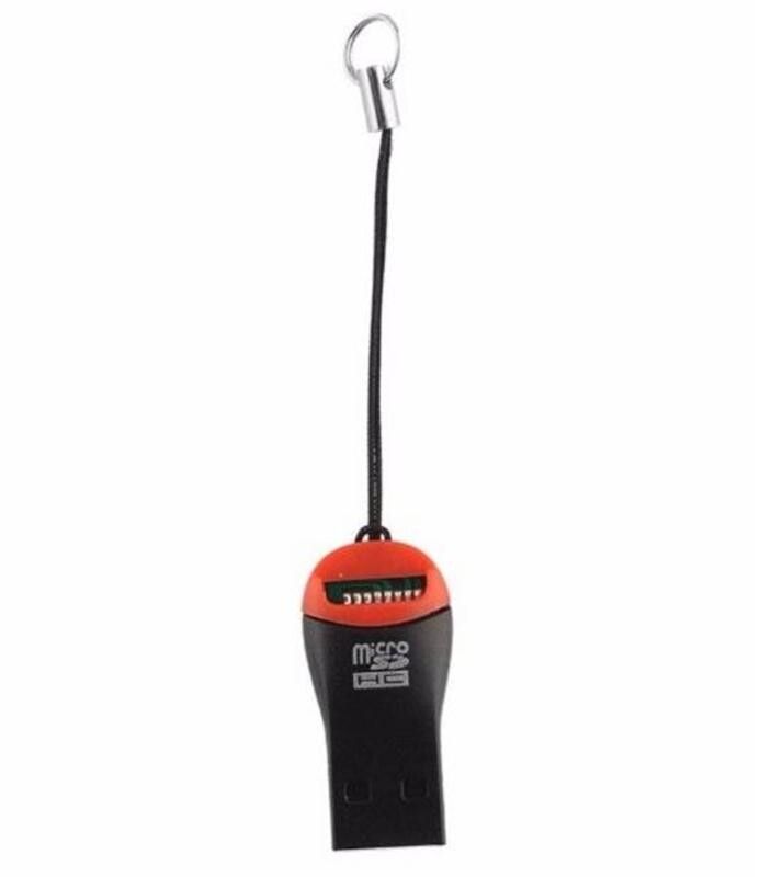 Кардридер STLab U-374 USB черный с красным