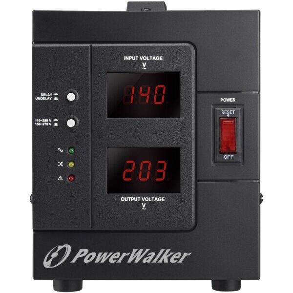Стабілізатор напруги PowerWalker AVR-1500/SIV (10120305)
